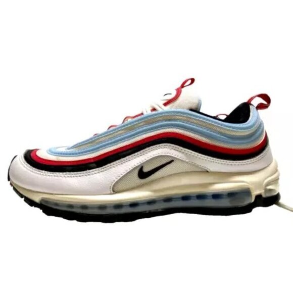 Nike Air Max 97 Gundam Men's USA 10 White University Red Blue CW6986-100 GUC/EUC - Picture 1 of 16
